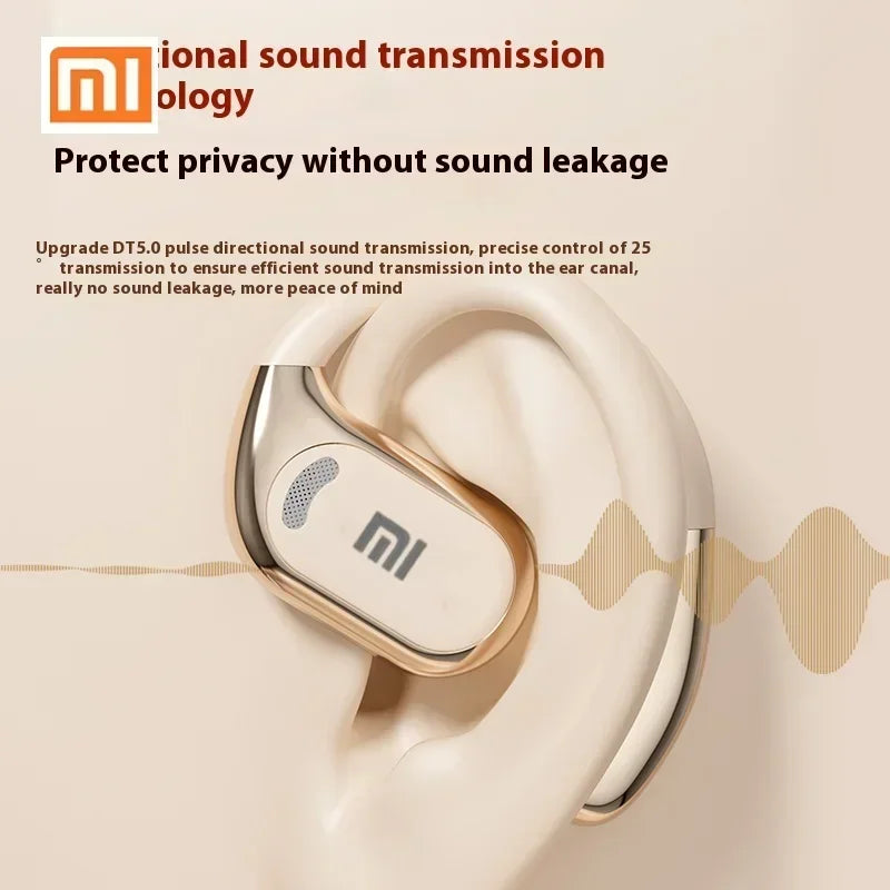 Xiaomi M76 with wireless Bluetooth running ear waterproof noise reduction painless wearing microphone headphones
