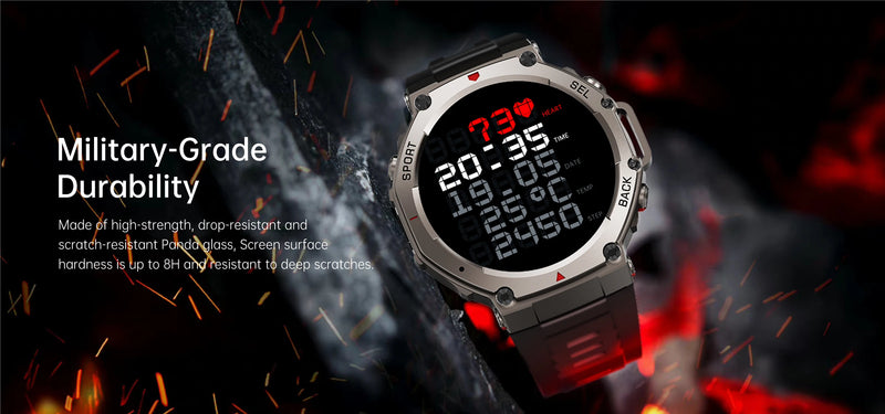 Relógio Smart GPS 10ATM com Bluetooth 5.3 – Ideal para Esportes e Aventura