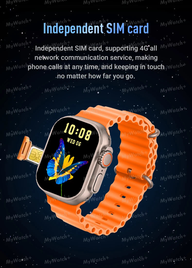 Relógio Inteligente 4G com GPS, Câmera e Suporte a Chip SIM