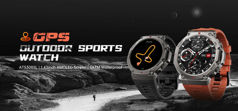 Relógio Smart GPS 10ATM com Bluetooth 5.3 – Ideal para Esportes e Aventura