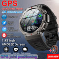Relógio Smart GPS 10ATM com Bluetooth 5.3 – Ideal para Esportes e Aventura