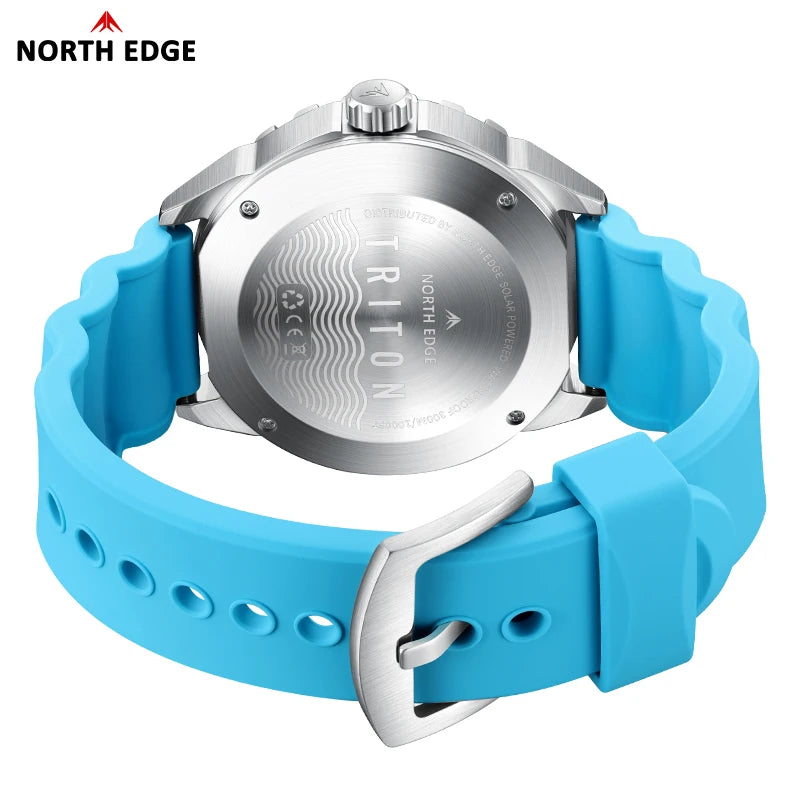Relógio Masculino Triton Solar à Prova d’Água 300m – Estilo e Resistência